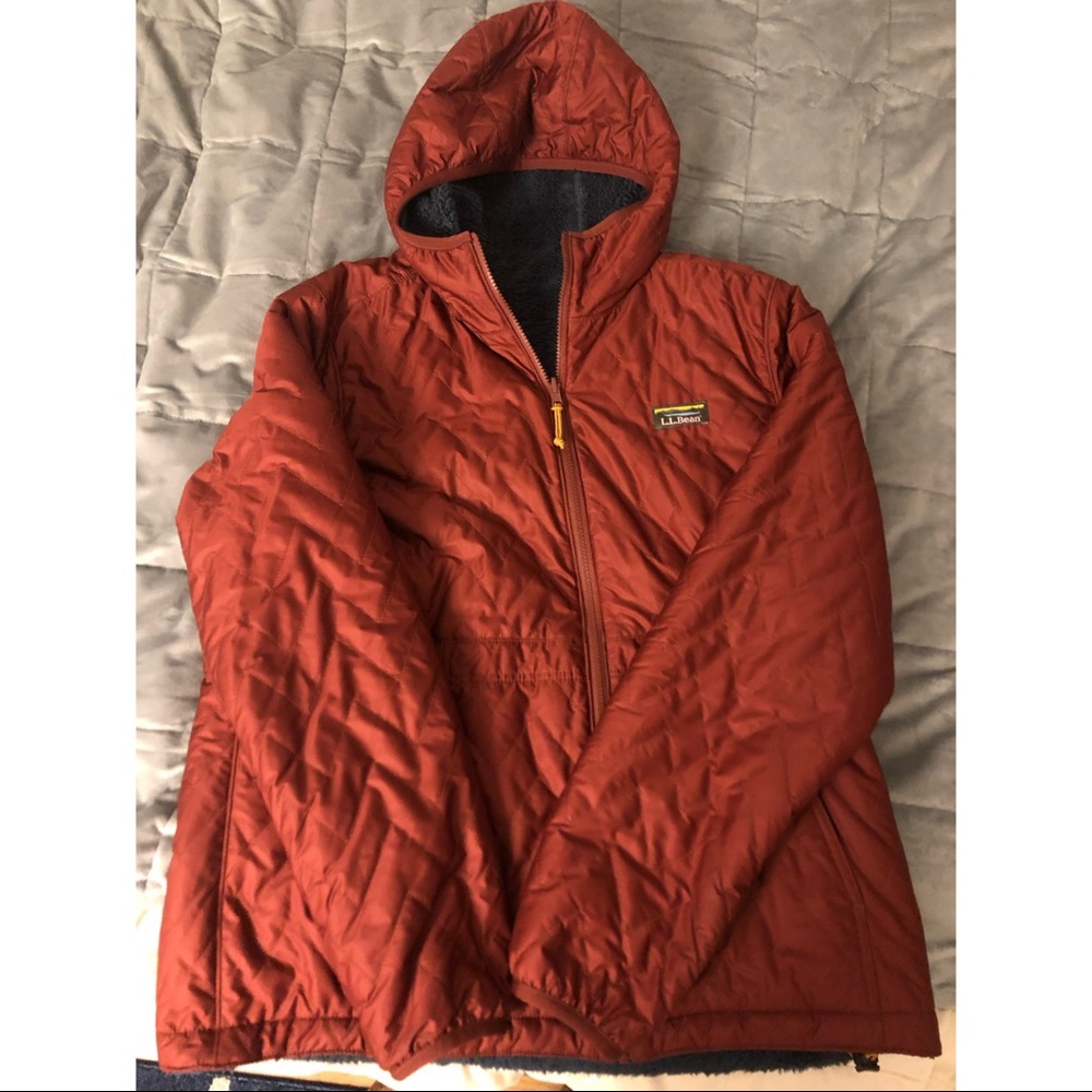 NWOT Men’s Red L.L. Bean insulated red jacket